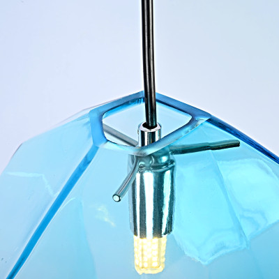 Подвесной светильник Color Ice Cube Pendant JEVIO 1 Голубой