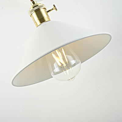 Бра с подвесным плафоном BRAID WALL White