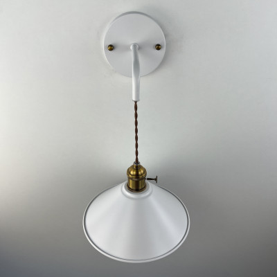 Бра с подвесным плафоном BRAID WALL White