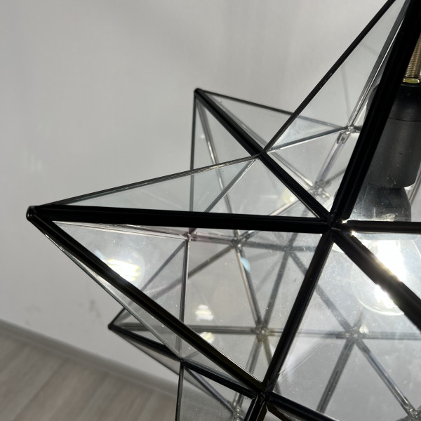 Люстра Black Star Clear Glass 40 см от ImperiumLoft