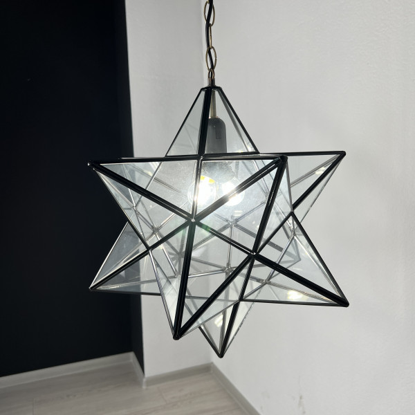 Люстра Black Star Clear Glass 40 см от ImperiumLoft