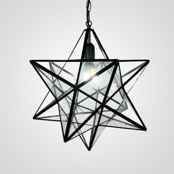 Люстра Black Star Clear Glass 40 см от ImperiumLoft