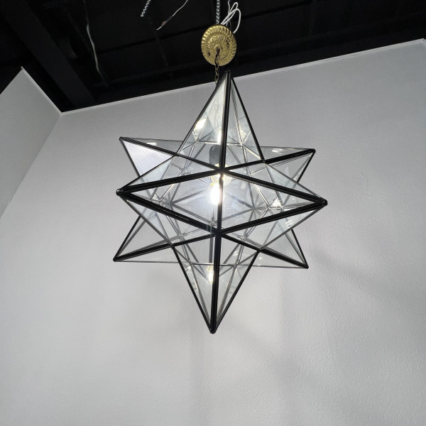 Люстра Black Star Clear Glass 40 см от ImperiumLoft