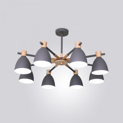 Потолочная люстра FOLKE 8 Gray