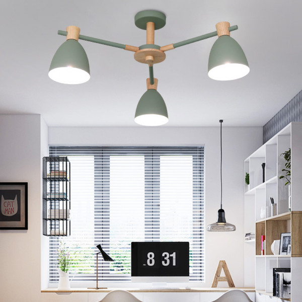 Потолочная люстра FOLKE 8 Gray от ImperiumLoft