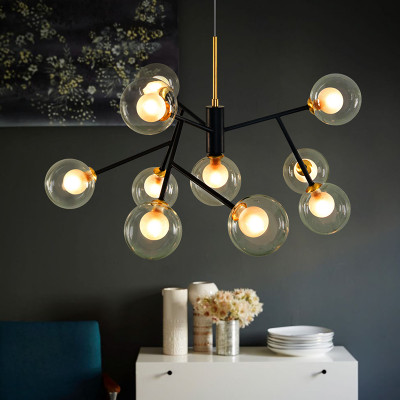 Подвесная люстра PEARL  L5 Grey