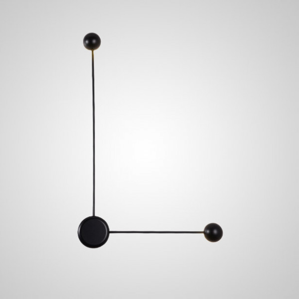 Бра Pin Wall Light B Black от ImperiumLoft