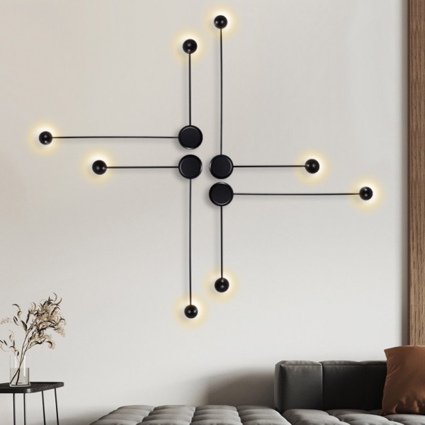 Бра Pin Wall Light A Black от ImperiumLoft