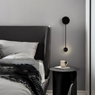 Бра Pin Wall Light A Black