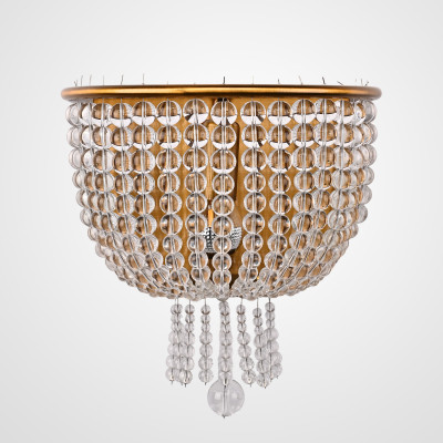 Бра JACQUELINE WHITE SCONCE brass