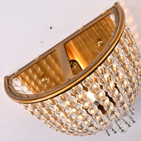 Бра JACQUELINE WHITE SCONCE brass от ImperiumLoft