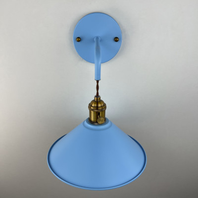 Бра с подвесным плафоном BRAID WALL Blue