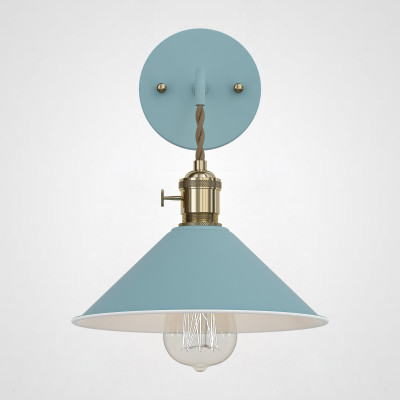 Бра с подвесным плафоном BRAID WALL Blue