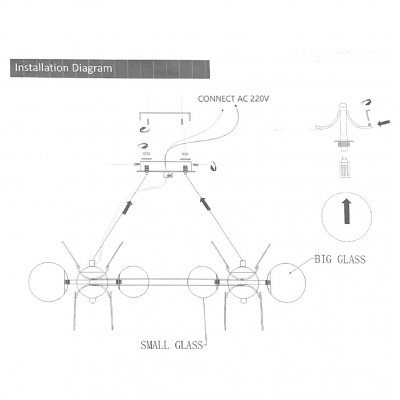 Подвесная люстра Light of MATISSE R D70