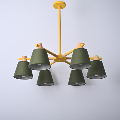 Люстра на штанге NATURA A GREEN 6