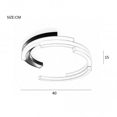 Потолочный светильник VIMA D40 Basic black