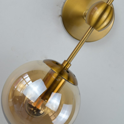 Бра Modo Sconce 2 Globes Gold