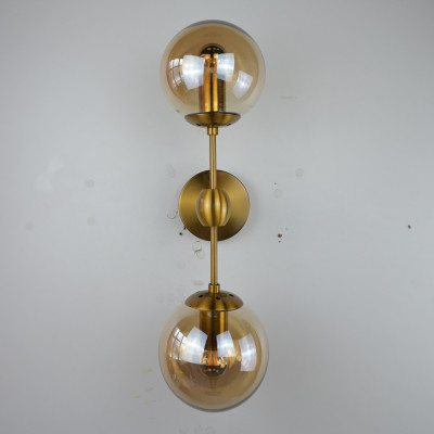 Бра Modo Sconce 2 Globes Gold