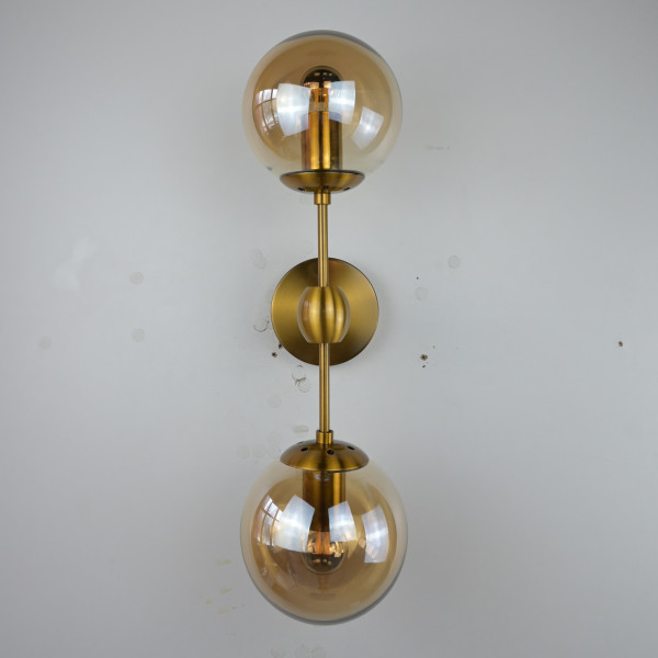 Бра Modo Sconce 2 Globes Gold от ImperiumLoft