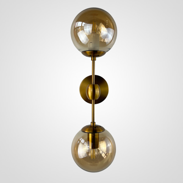 Бра Modo Sconce 2 Globes Gold от ImperiumLoft