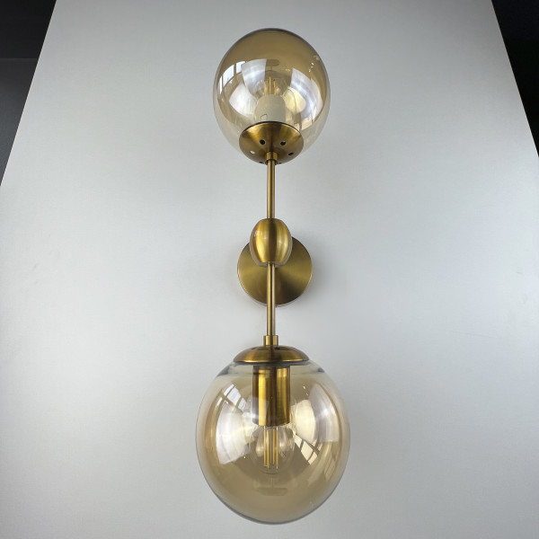 Бра Modo Sconce 2 Globes Gold от ImperiumLoft