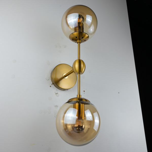 Бра Modo Sconce 2 Globes Gold от ImperiumLoft