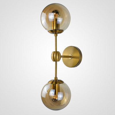 Бра Modo Sconce 2 Globes Gold