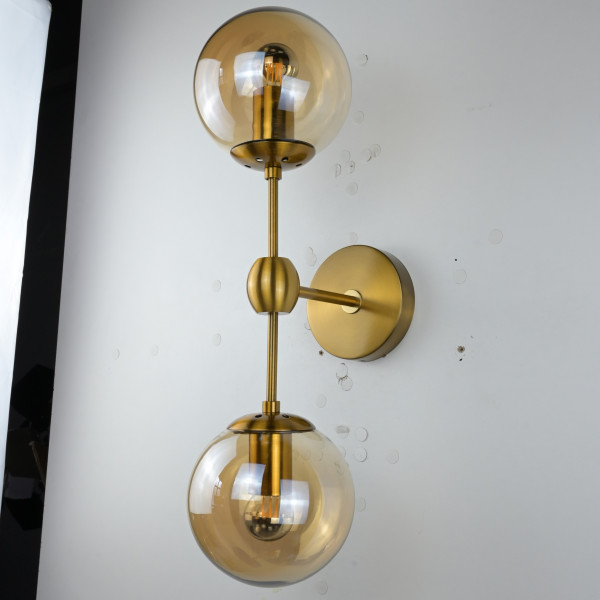 Бра Modo Sconce 2 Globes Gold от ImperiumLoft