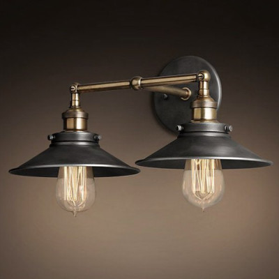 Бра Loft Cone 20th c.Factory filament  Pendant Double