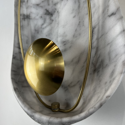 Настенный светильник CLAM Белый мрамор