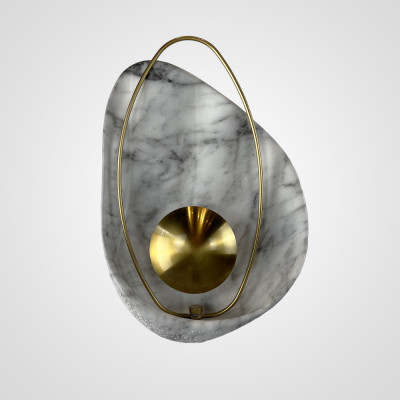 Настенный светильник CLAM Белый мрамор