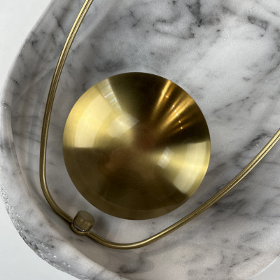 Настенный светильник CLAM Белый мрамор