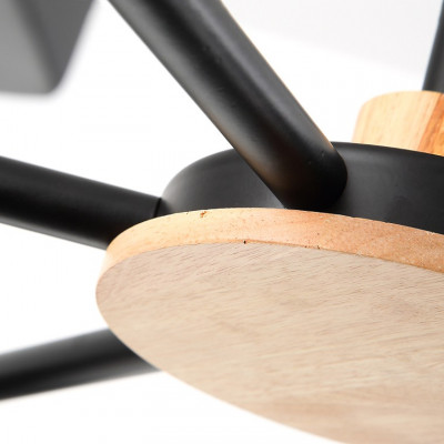 Люстра на штанге GEOMETRIC CH 5 черная