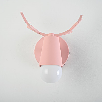 Бра с рожками DEER A Pink