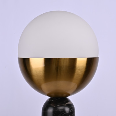 Настольная лампа Marble Globe Black 