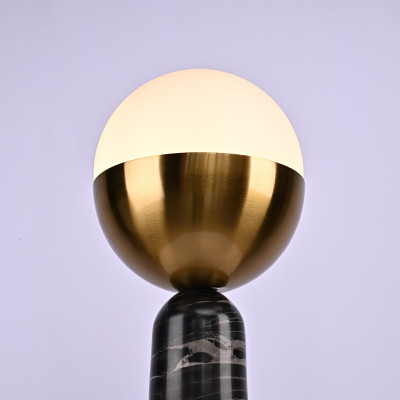 Настольная лампа Marble Globe Black 