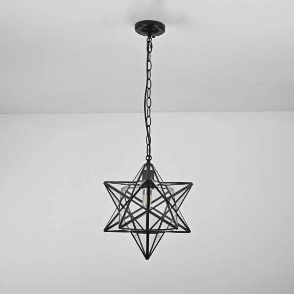 Люстра Black Star Clear Glass 35 см от ImperiumLoft