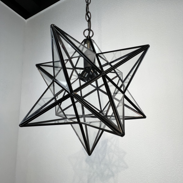 Люстра Black Star Clear Glass 35 см от ImperiumLoft