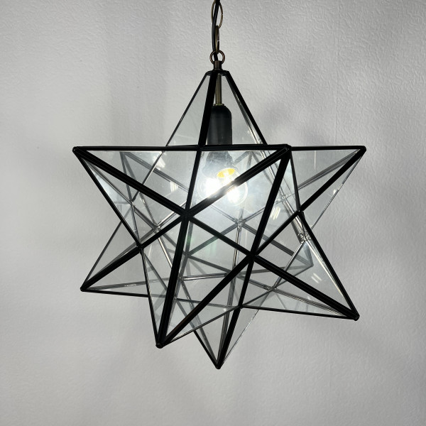 Люстра Black Star Clear Glass 30 см от ImperiumLoft