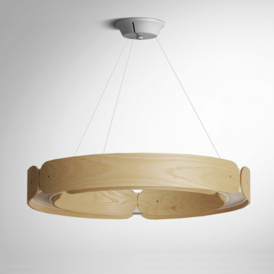 Подвесной кольцевой светильник RANGE 1 D70  Light wood