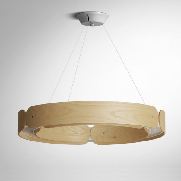 Подвесной кольцевой светильник RANGE 1 D70  Light wood от ImperiumLoft