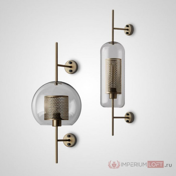 Настенный светильник CATCH WALL cylinder L78 brass от ImperiumLoft