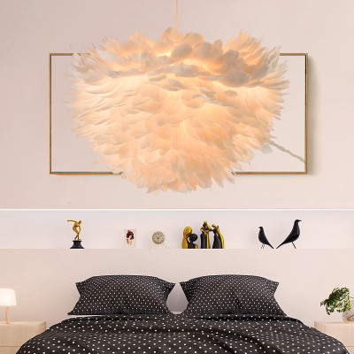 Подвесная люстра FEATHERS D80 White