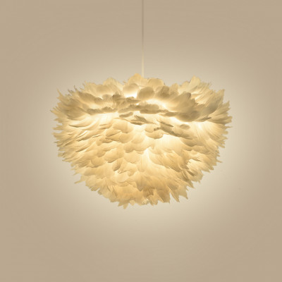 Подвесная люстра FEATHERS D80 White