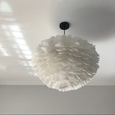 Подвесная люстра FEATHERS D80 White