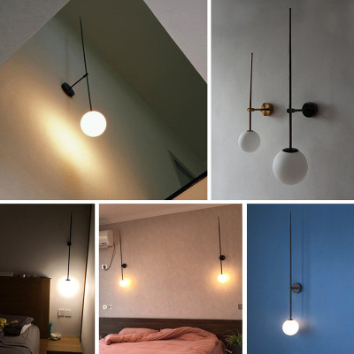 Настенный светильник LINES Ball 200 Black