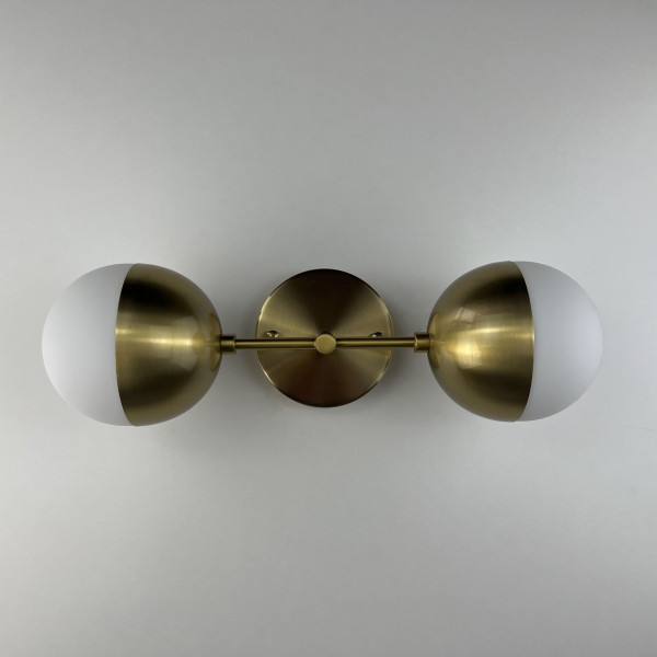 Бра Copper Light Bra Duos Brass от ImperiumLoft