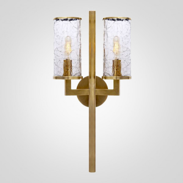 Бра LIAISON DOUBLE ARM SCONCE Латунь от ImperiumLoft