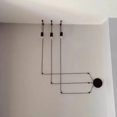 Подвесной светильник Via Wireflow polyhedral 0363 FreeForm Suspension lamp