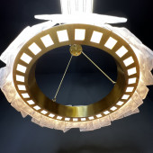 Подвесная люстра Frost Patterns & Brass D60